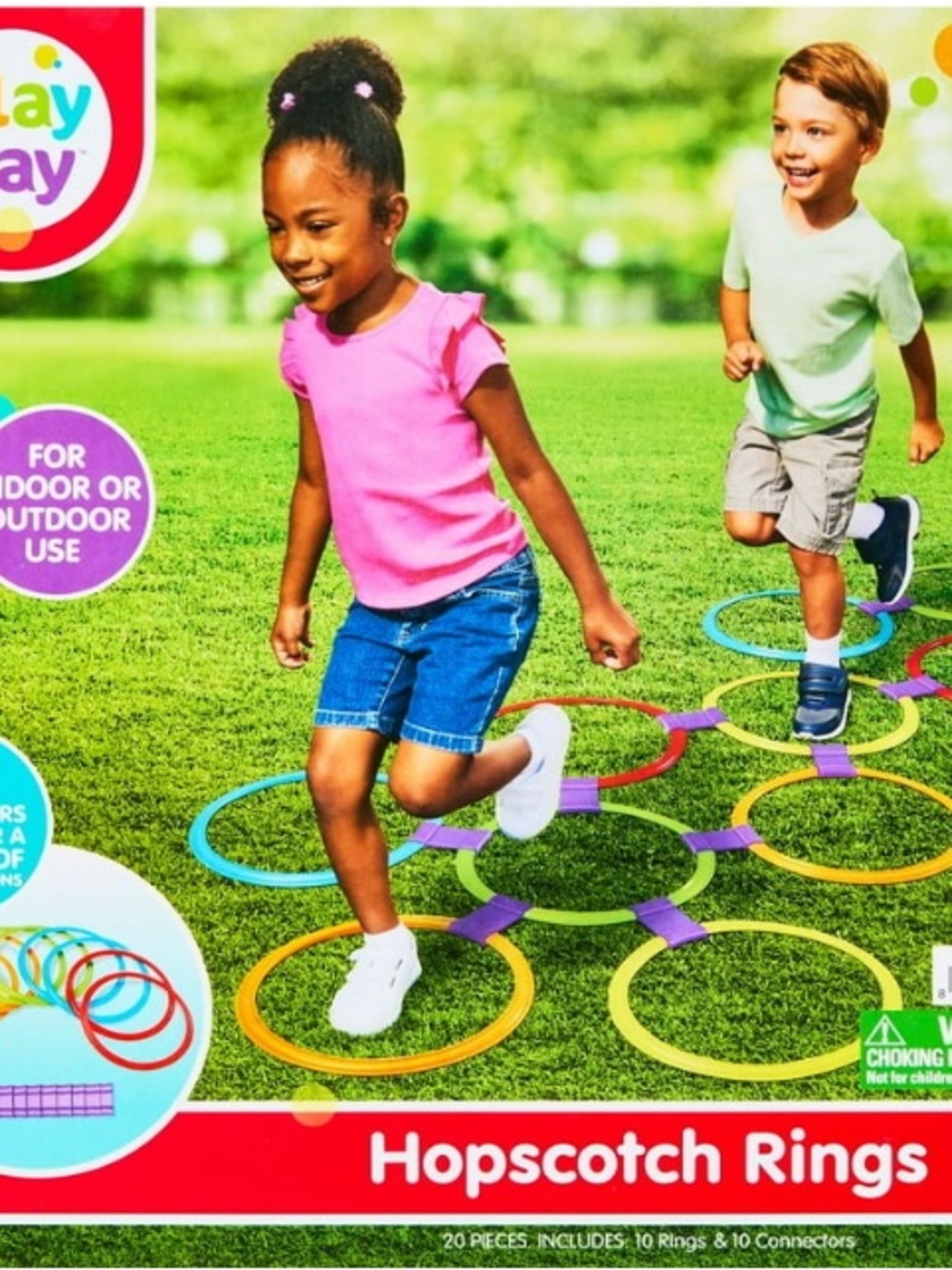 Play Day Hopscotch Rings Set for Kids